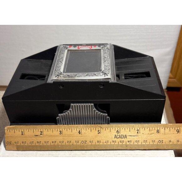 Bicycle Automatic Card Shuffler For Poker & Game Cards Battery Operated Black - Picture 8 of 9